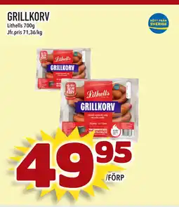Supergrossen GRILLKORV erbjuda