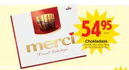 Matöppet Chokladask erbjuda