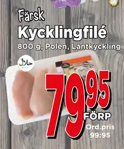 Supergrossen Kycklingfilé erbjuda