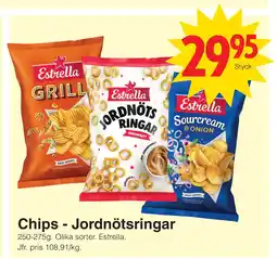 Matöppet Chips - Jordnötsringar erbjuda