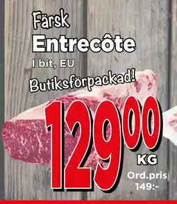 Supergrossen Entrecôte erbjuda