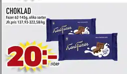 Supergrossen CHOKLAD erbjuda