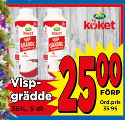 Supergrossen Vispgrädde erbjuda
