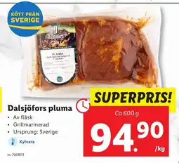 Lidl Dalsjöfors pluma erbjuda