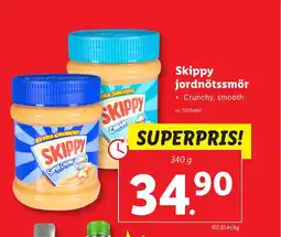 Lidl Skippy jordnötssmör erbjuda