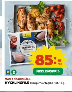 Coop Kronfågel kycklingfilé erbjuda