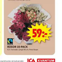 ICA Kvantum Ica blommor erbjuda