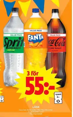 ICA Maxi Coca cola zero läskedryck erbjuda