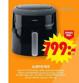 ICA Maxi Nedis airfryer erbjuda