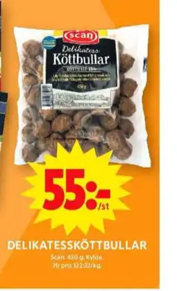 ICA Maxi Scan köttbullar erbjuda