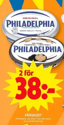 ICA Maxi Philadelphia färskost erbjuda