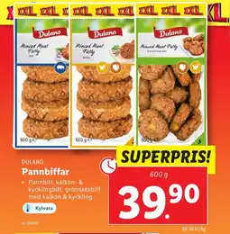 Lidl Pannbiffar erbjuda