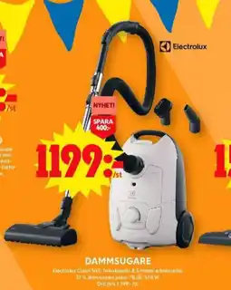 ICA Maxi Electrolux dammsugare erbjuda