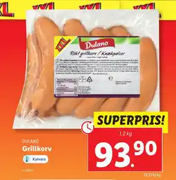 Lidl Grillkorv erbjuda