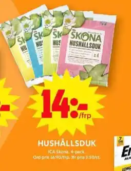 ICA Maxi Skona hushållsduk erbjuda