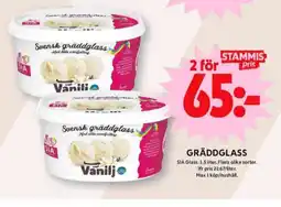 ICA Maxi Sia gräddglass erbjuda