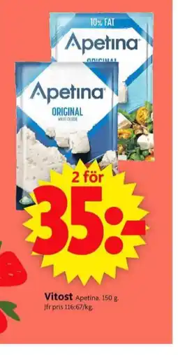 ICA Supermarket Apetina salladsost erbjuda