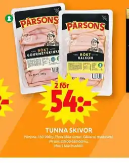 ICA Maxi Pärsons kalkon erbjuda