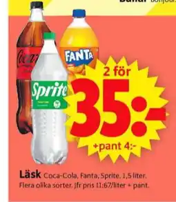 ICA Supermarket Coca cola läskedryck erbjuda