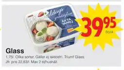 Triumf gräddglass
