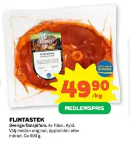 Stora Coop Dalsjöfors flintastek erbjuda
