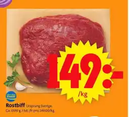 ICA Supermarket Ica rostbiff erbjuda