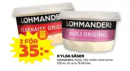 Stora Coop Lohmanders såser erbjuda