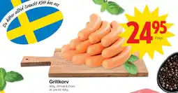Matöppet Jm chark grillkorv erbjuda