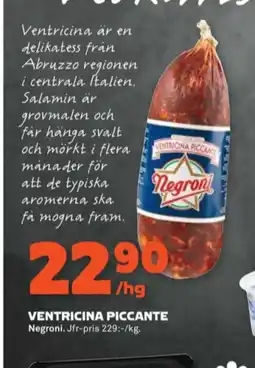 Stora Coop Negroni salami erbjuda