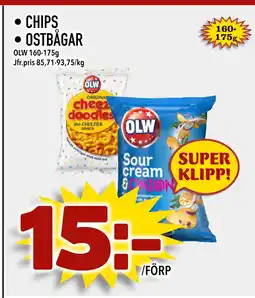 Nya Pulsen CHIPS • OSTBÅGAR erbjuda