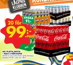 ÖoB HEL PLATTA DRYCK – MAX 2 KÖP/KUND erbjuda