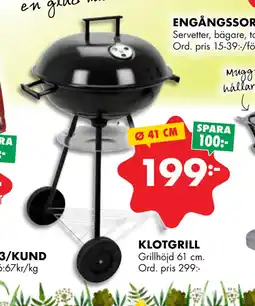 ÖoB KLOTGRILL erbjuda