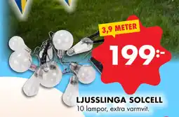 ÖoB LJUSSLINGA SOLCELL erbjuda