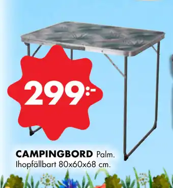 ÖoB CAMPINGBORD erbjuda
