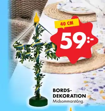 ÖoB BORDSDEKORATION erbjuda
