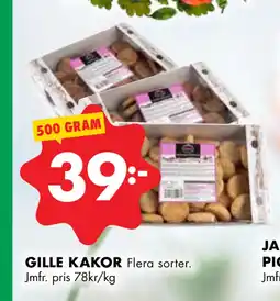 ÖoB GILLE KAKOR erbjuda