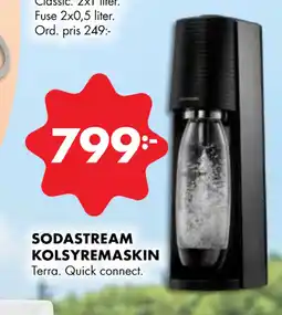 ÖoB SODASTREAM KOLSYREMASKIN erbjuda