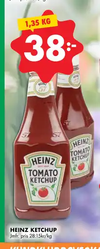 ÖoB HEINZ KETCHUP erbjuda