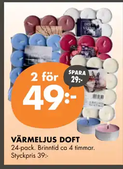 ÖoB VÄRMELJUS DOFT erbjuda