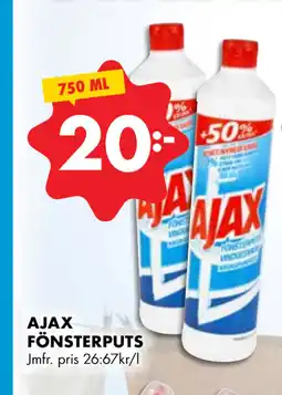 ÖoB AJAX FÖNSTERPUTS erbjuda