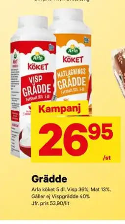 City Gross Arla köket vispgrädde erbjuda