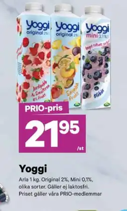 City Gross Yoggi yoghurt erbjuda