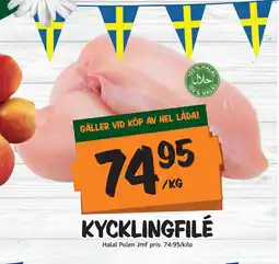 Bazaar Food market KYCKLINGFILÉ erbjuda