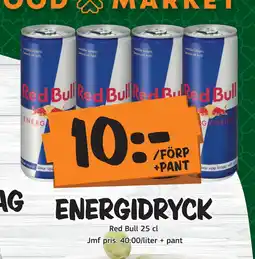 Bazaar Food market ENERGIDRYCK erbjuda