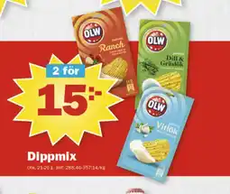 Pekås Olw ranch dippmix erbjuda