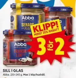 ICA Kvantum SILL I GLAS erbjuda