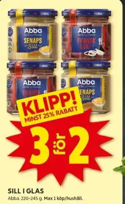ICA Kvantum SILL I GLAS erbjuda