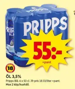 ICA Kvantum ÖL 3,5% erbjuda
