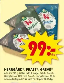 ICA Kvantum HERRGÅRD, PRÄST, GREVÉ erbjuda