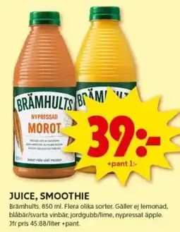 ICA Kvantum JUICE, SMOOTHIE erbjuda